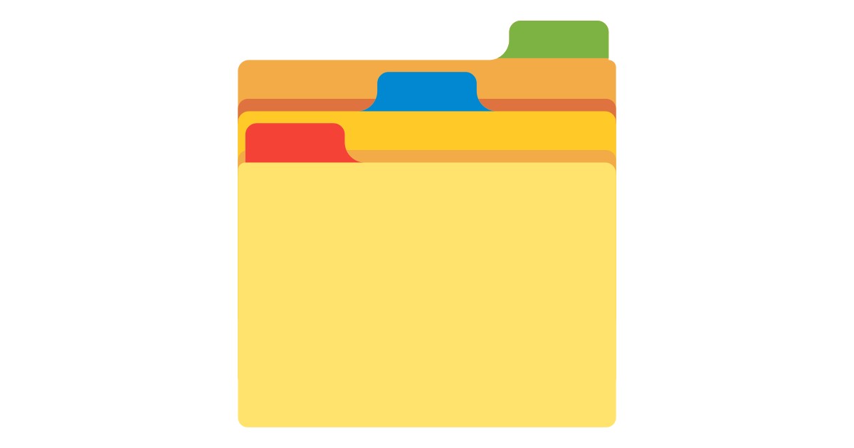 🗂️ Divisores De Pastas Emoji