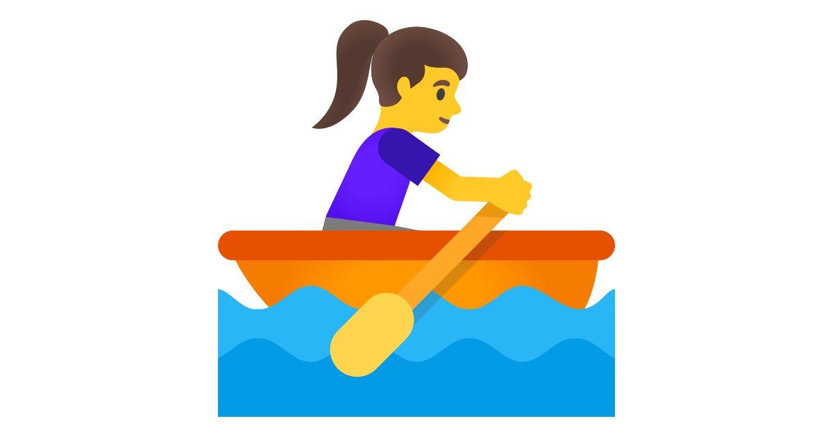 🚣‍♀️ Woman Rowing Boat Emoji in 100+ languages