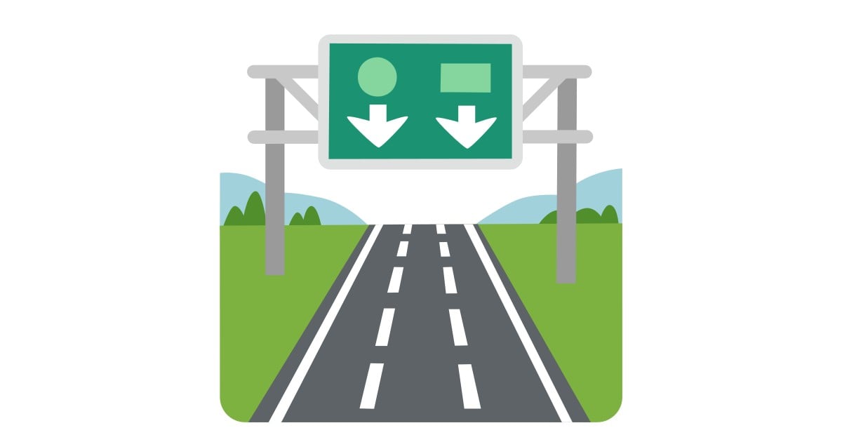 π£οΈ Motorway Emoji