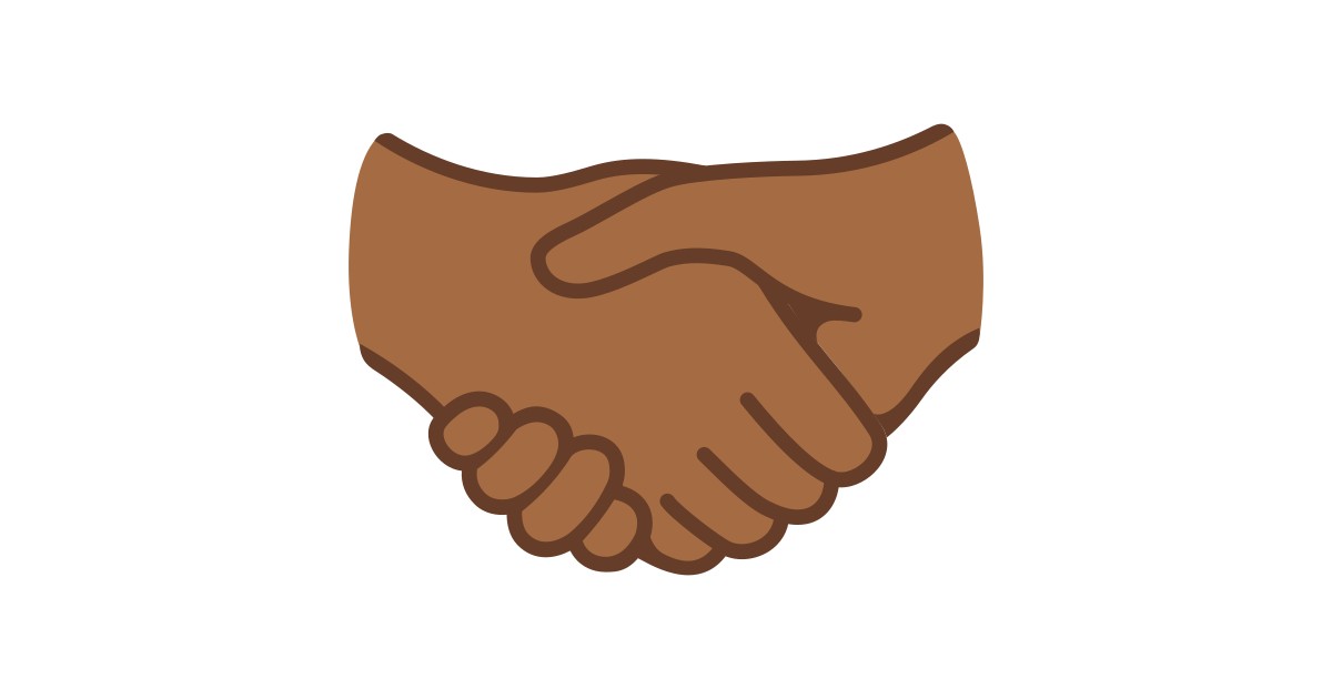 🤝🏾 Handshake Mediumdark Skin Tone Emoji