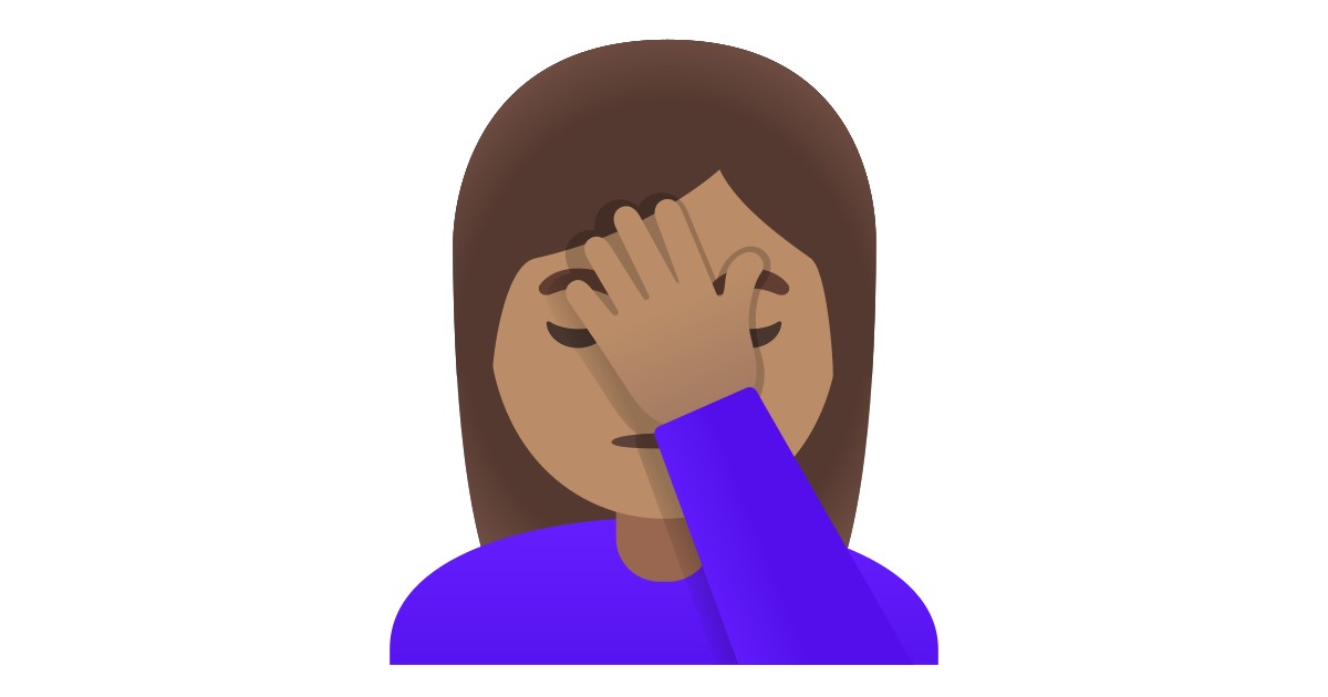 🤦🏽‍♀️ Woman Facepalming: Medium Skin Tone Emoji In 100+ Languages