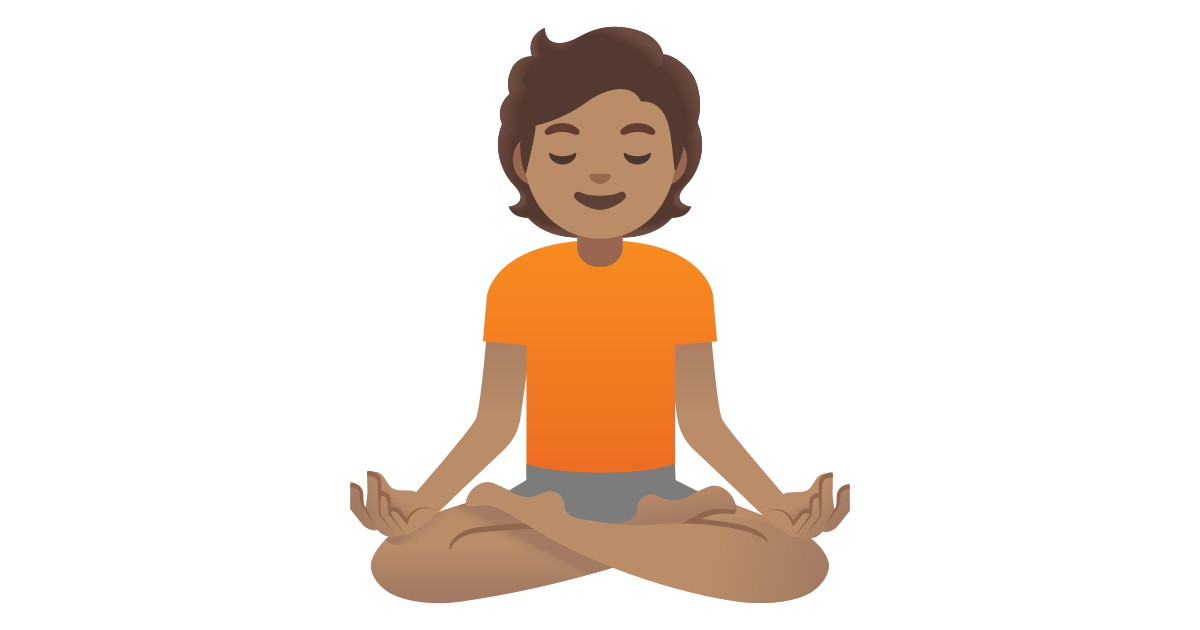 π§π½ Person In Lotus Position: Medium Skin Tone Emoji