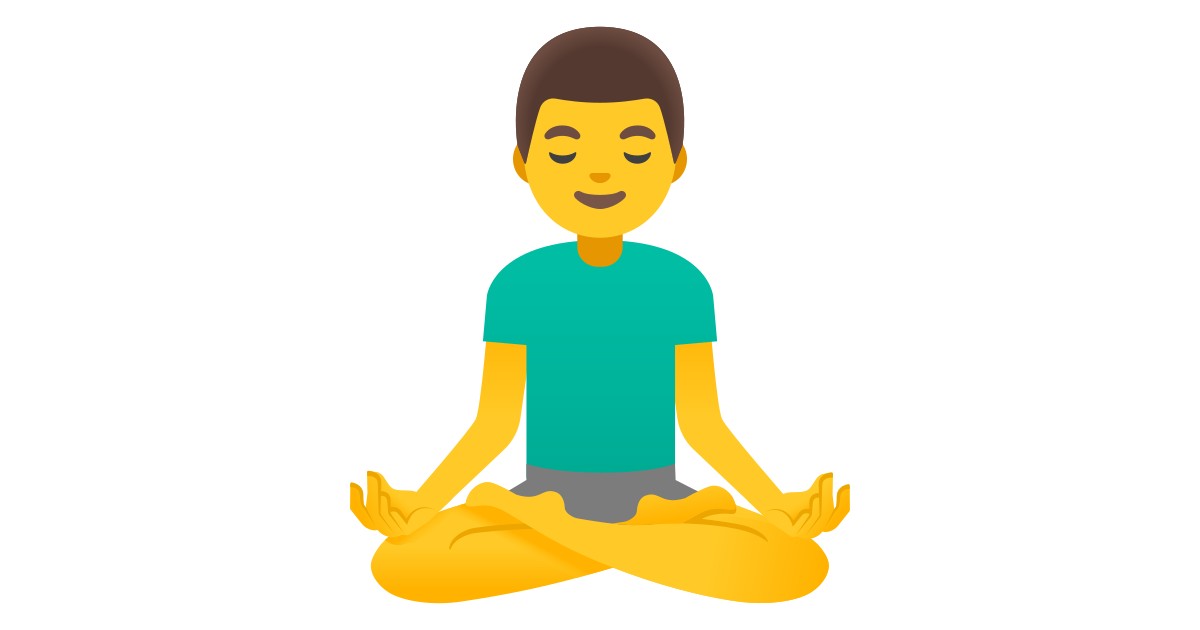 π§ββοΈ Man In Lotus Position Emoji