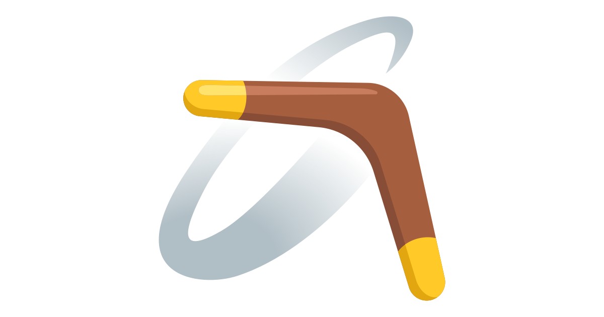 ๐ช Boomerang Emoji