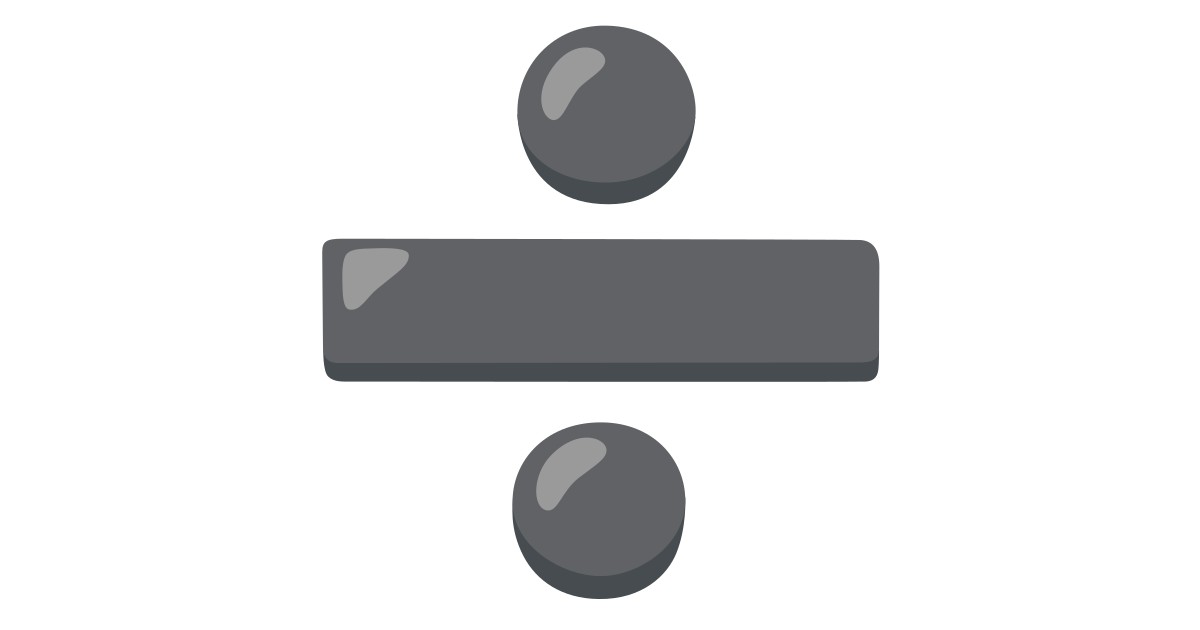 Divide Emoji