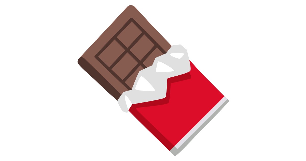 🍫 Tableta De Chocolate Emoji