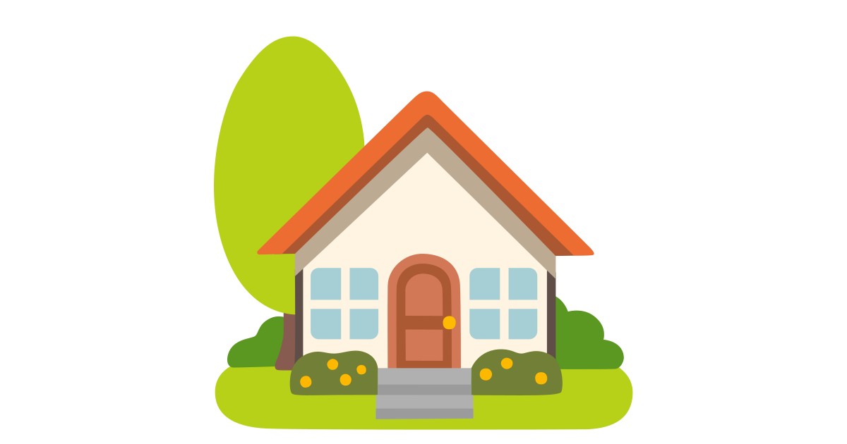 🏡 Maison Avec Jardin Emoji