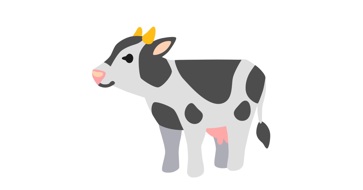 dancing cow emoticon