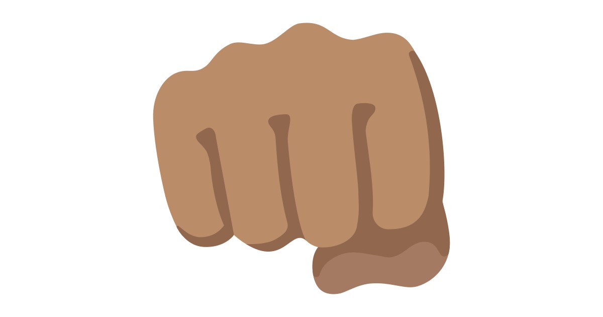 👊🏽 Oncoming Fist: Medium Skin Tone Emoji