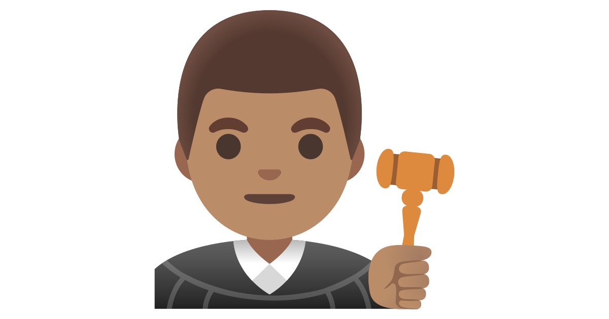 Man Judge Medium Skin Tone Emoji In Languages