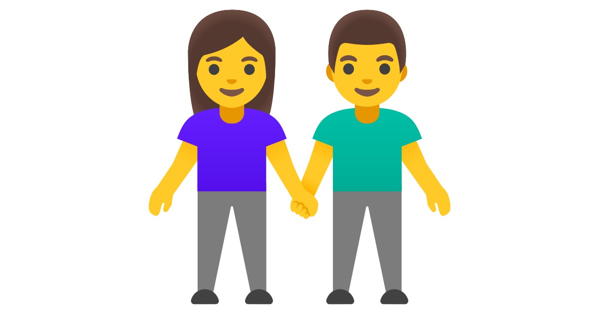 👫 Woman And Man Holding Hands Emoji | Couple Emoji