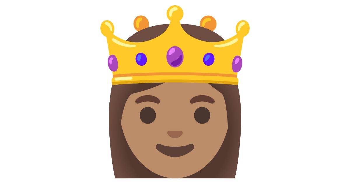 👸🏽 Princess Medium Skin Tone Emoji in 100+ languages