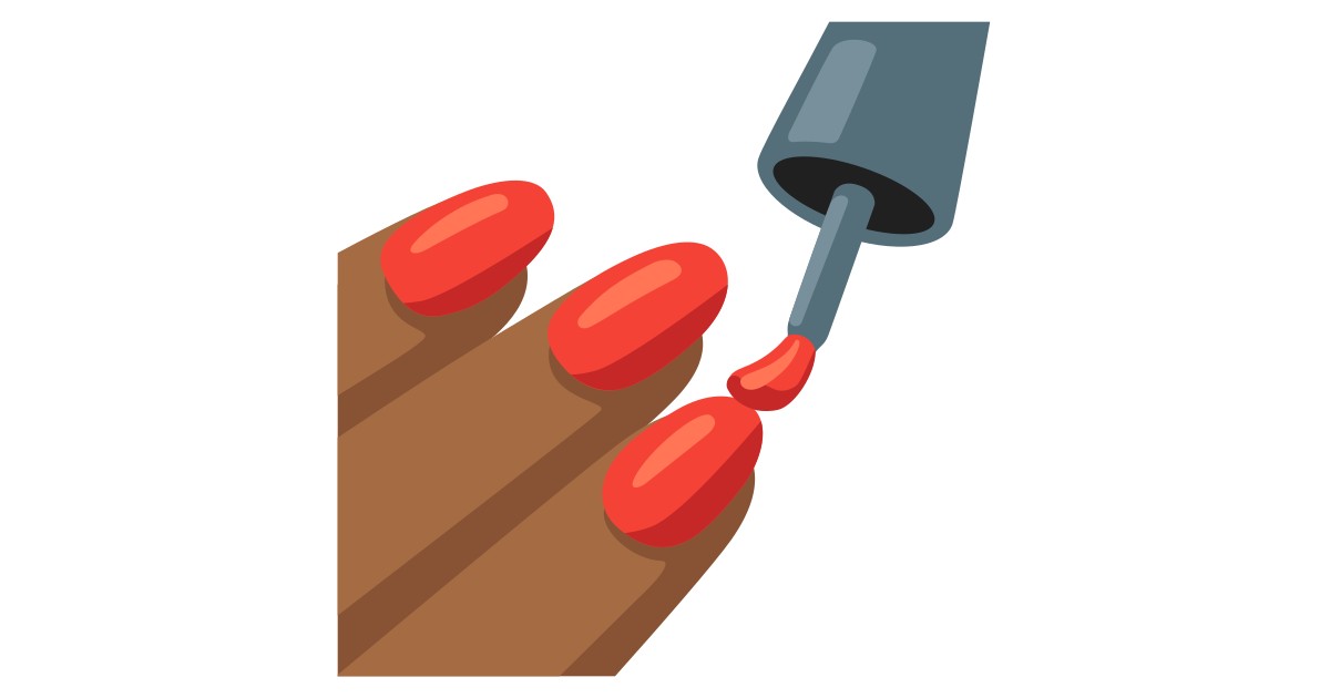 💅🏾 Nail Polish: Medium-dark Skin Tone Emoji