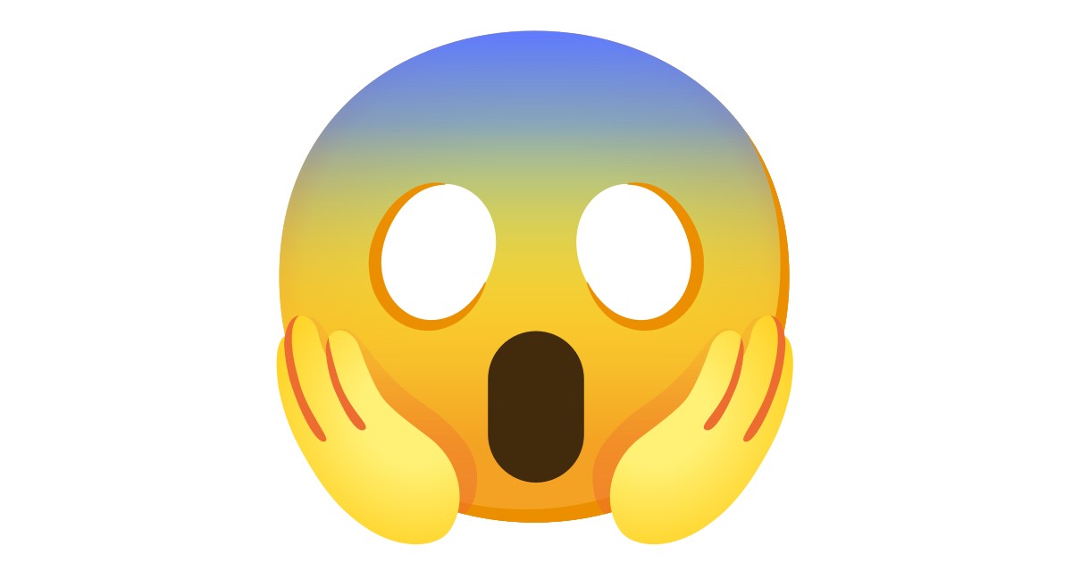 😱 Face Screaming In Fear Emoji | Scream Emoji