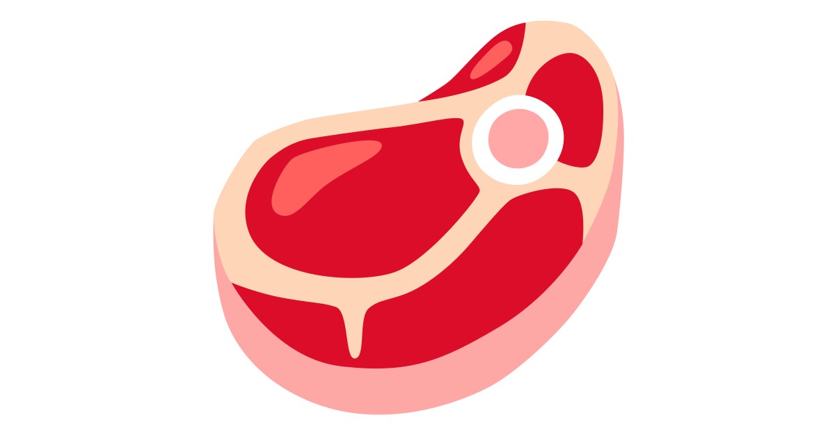 🥩 FleischstückEmoji in 100+ Sprachen