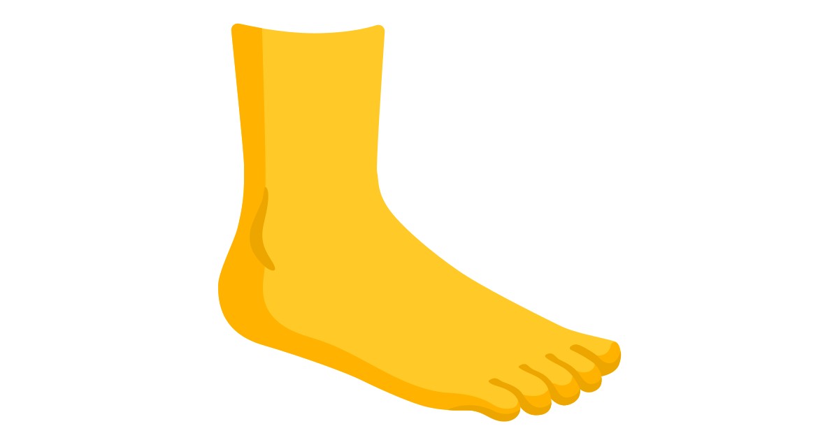 🦶 Pé Emoji