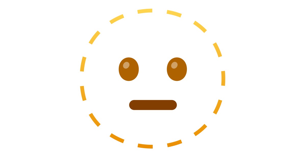 🫥 Dotted Line Face Emoji