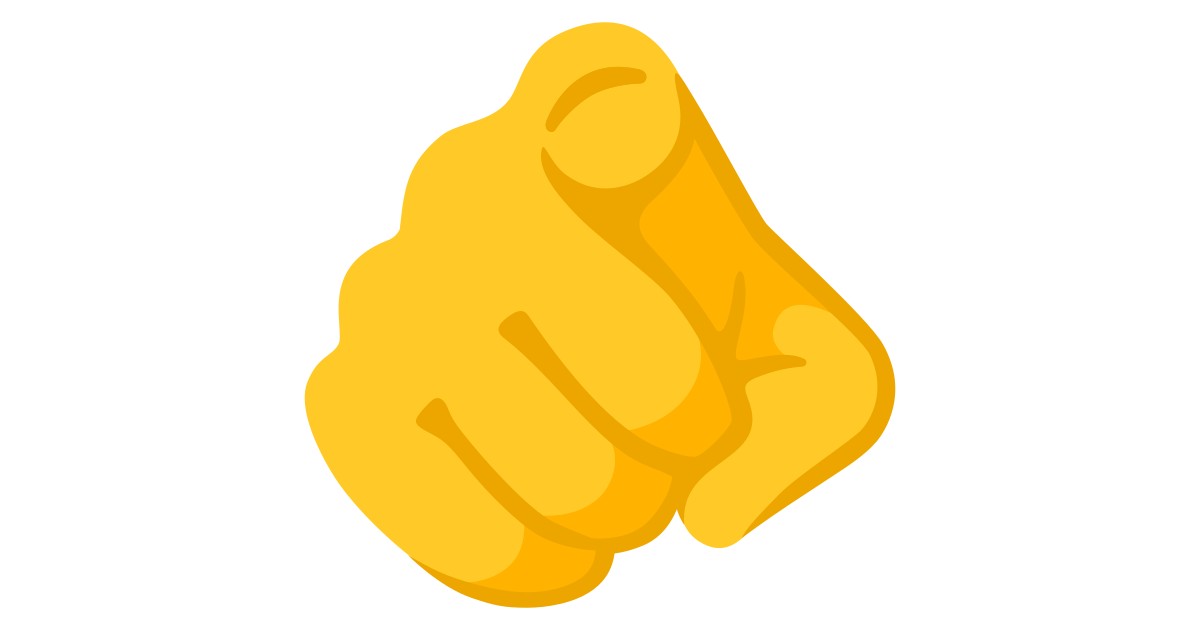 pointing emoji