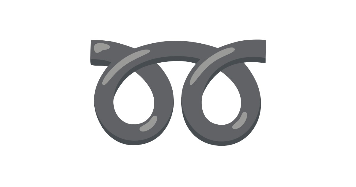 ➿ Double Curly Loop Emoji in 100+ languages