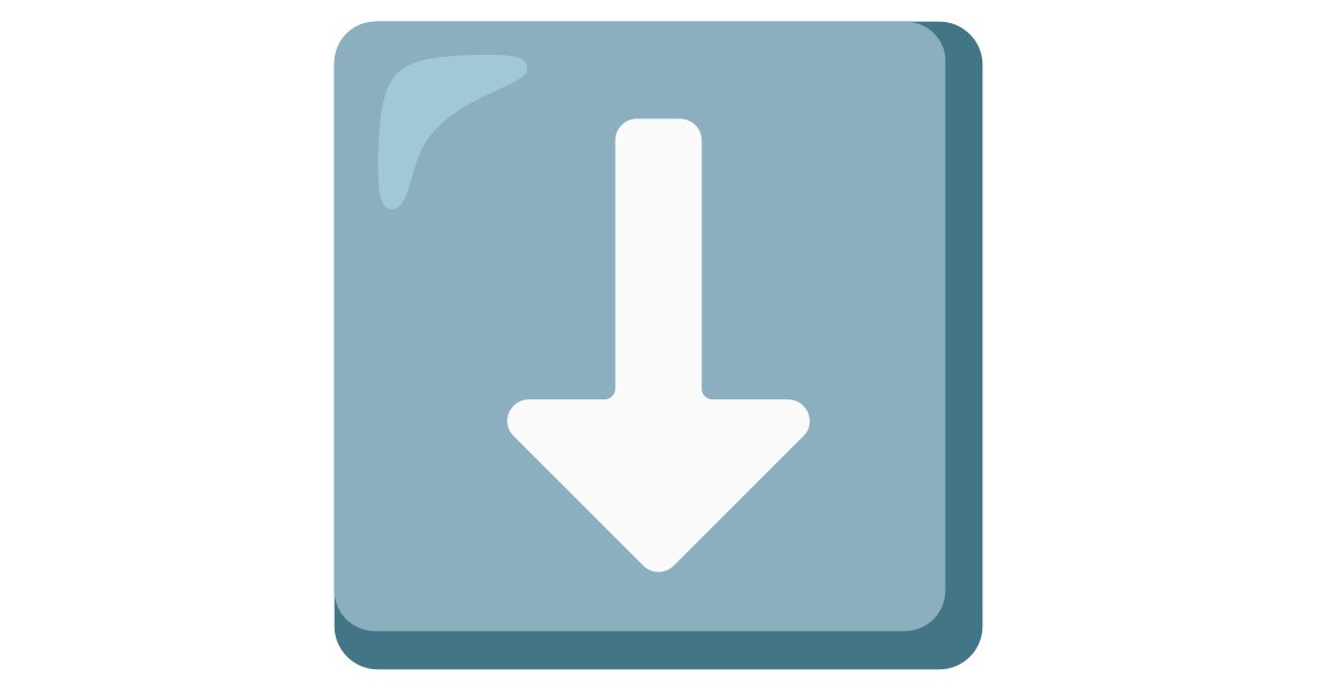  Down Arrow Emoji