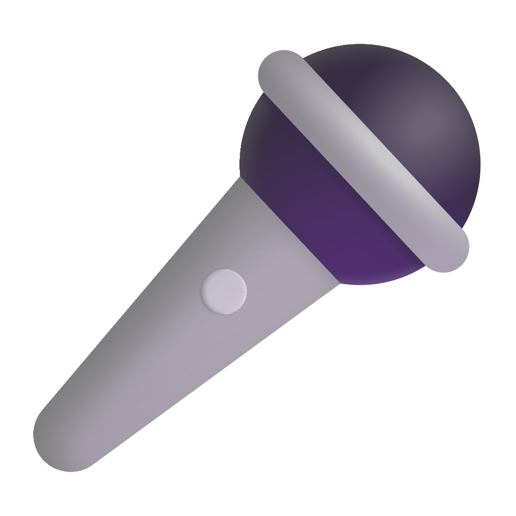  Microphone Emoji