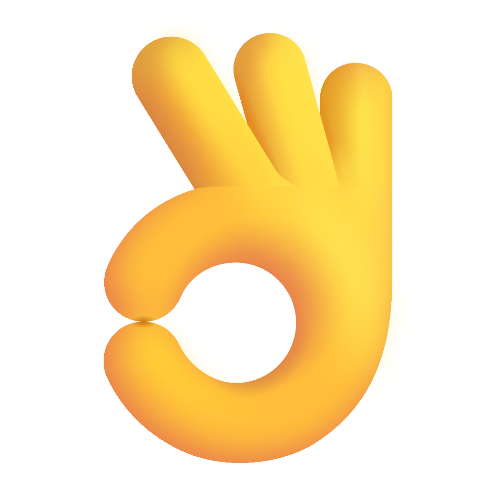  Ok Hand Emoji