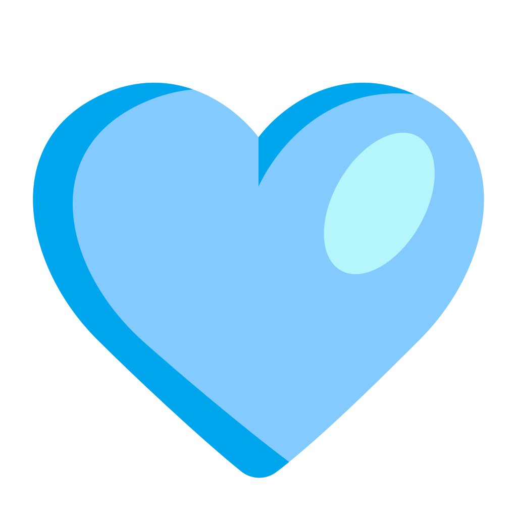 Light Blue Heart Emoji Meaning Usage