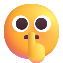 🤫 Shushing Face Emoji: Meaning & Usage