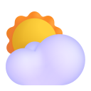 ⛅ Sun Behind Cloud Emoji: Meaning & Usage