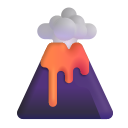 Volcano Bitmoji π Volcano Emoji