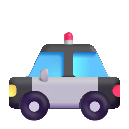 🚓 Police Car Emoji