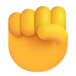 erhobene Faust Emoji