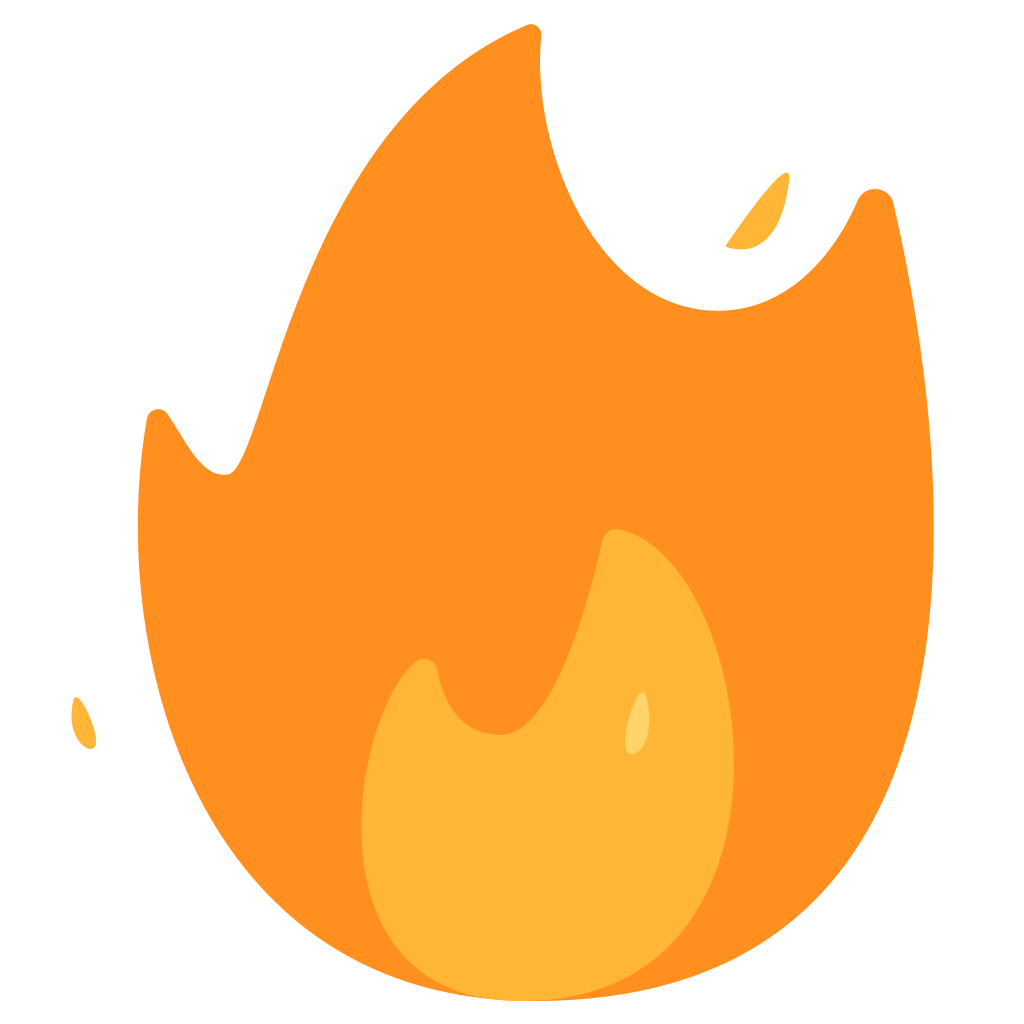 🔥 Fire Emoji, Flame Emoji