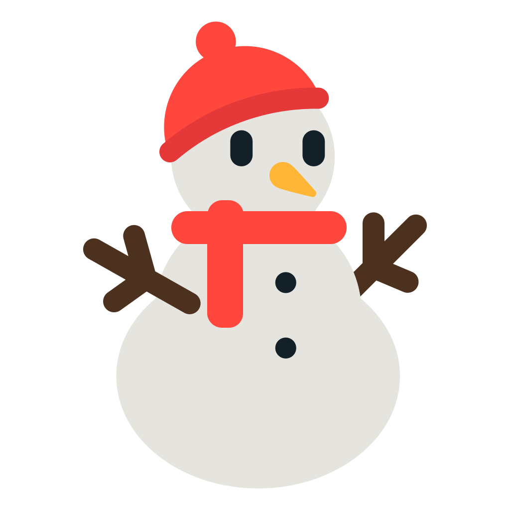 ⛄ Snowman Without Snow Emoji