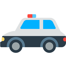 🚓 Police Car Emoji