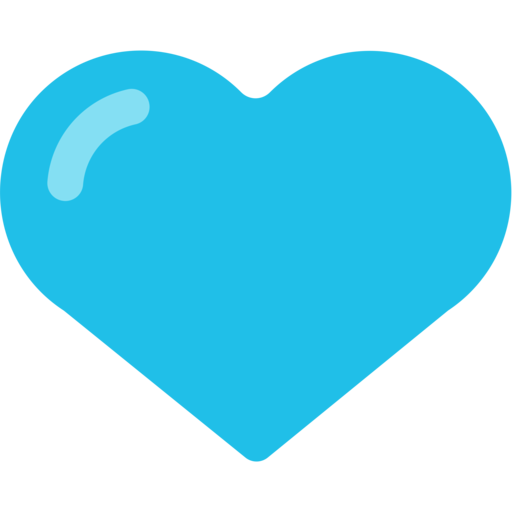 💙 Cœur Bleu Emoji