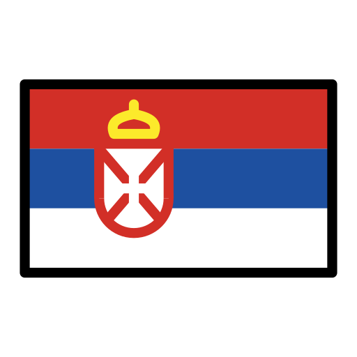Flagge Serbien Emoji