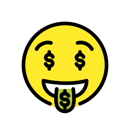 Money Mouth Face Emoji - money mouth face roblox
