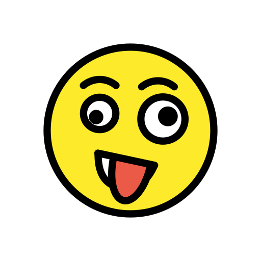 Crazy Face Emoji (U+1F92A)