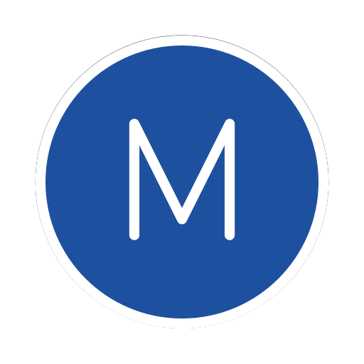 Circled Ⓜ️ Emoji, M Emoji M