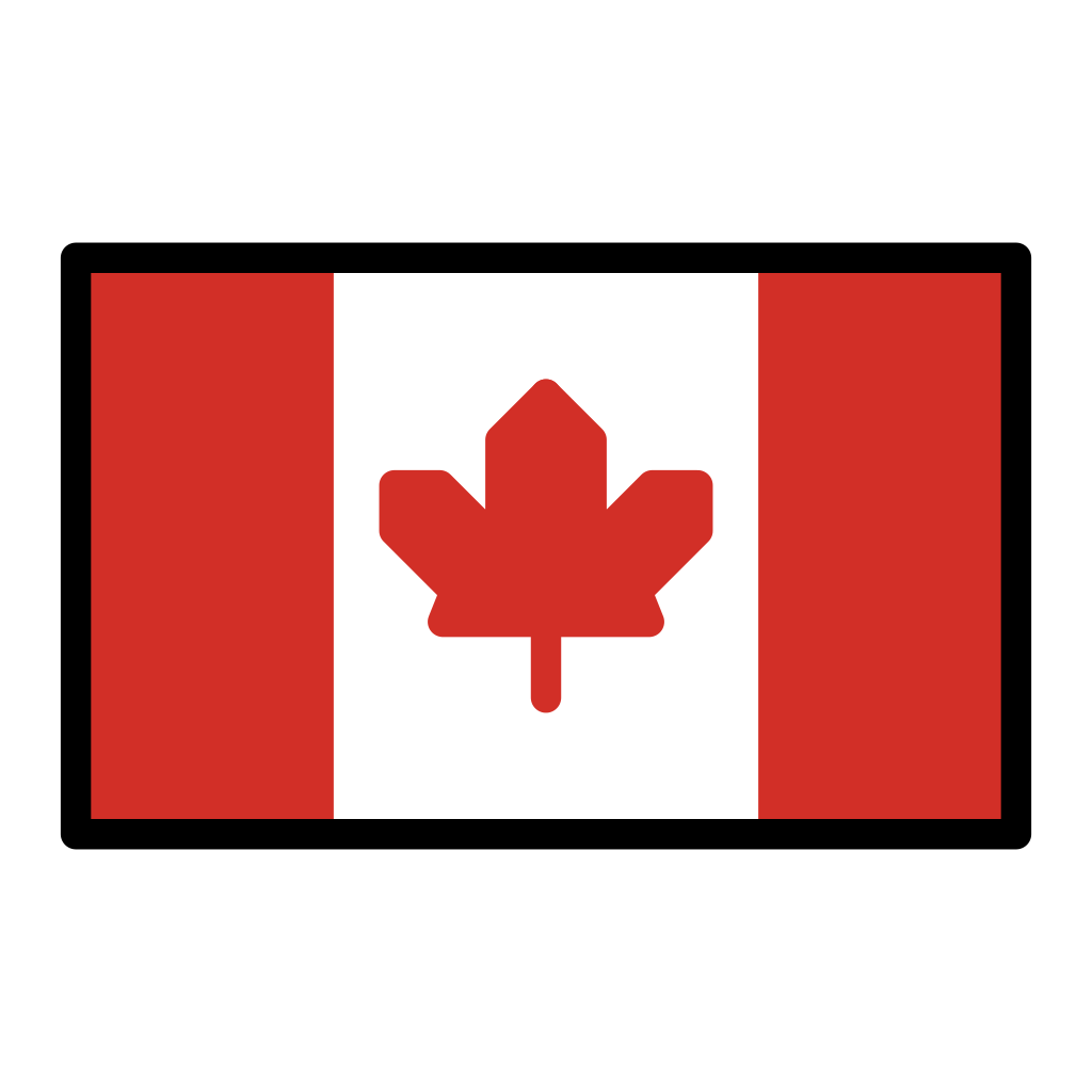Flag Canada Emoji CA Flag Emoji Canadian Flag Emoji Flag Canada Emoji CA Flag Emoji Canadian Flag Emoji