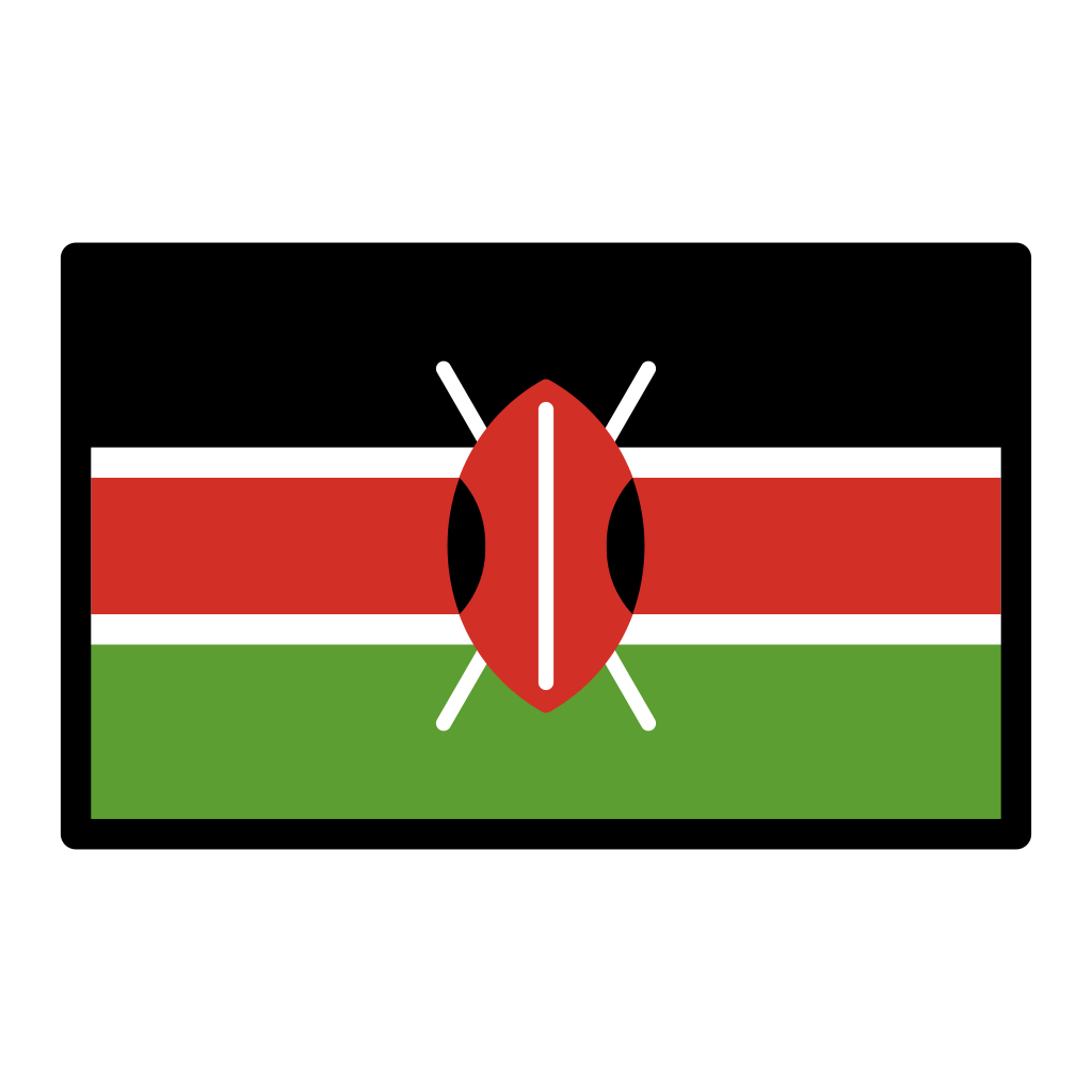 🇰🇪 Flag Kenya Emoji, KE Flag Emoji