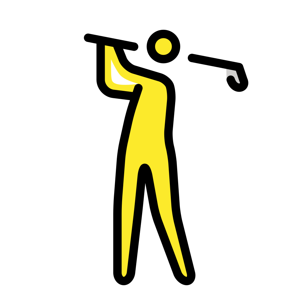 🏌️ Person Golfing Emoji