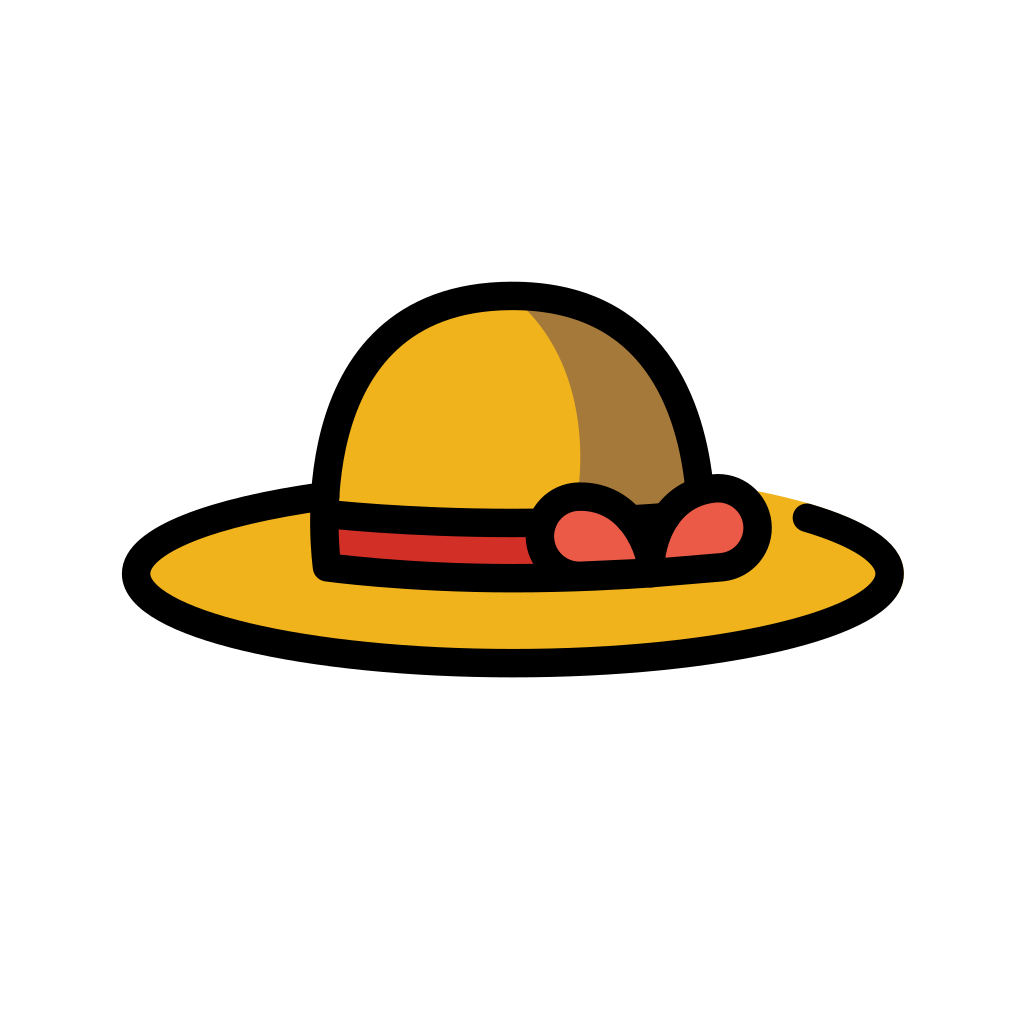 👒 Chapéu Feminino Emoji