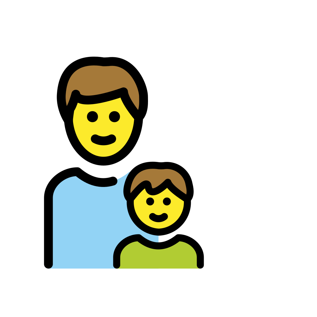 👨‍👦 Family: Man, Boy Emoji, Family: Father, Son Emoji