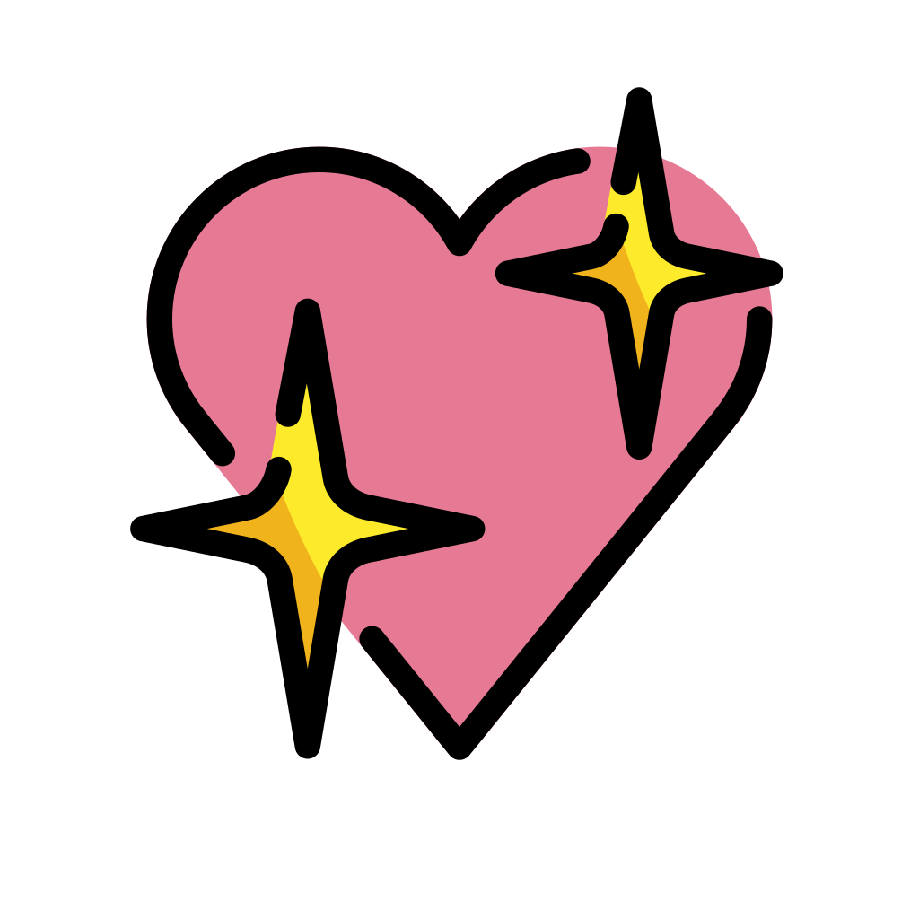 ๐ Sparkling Heart Emoji