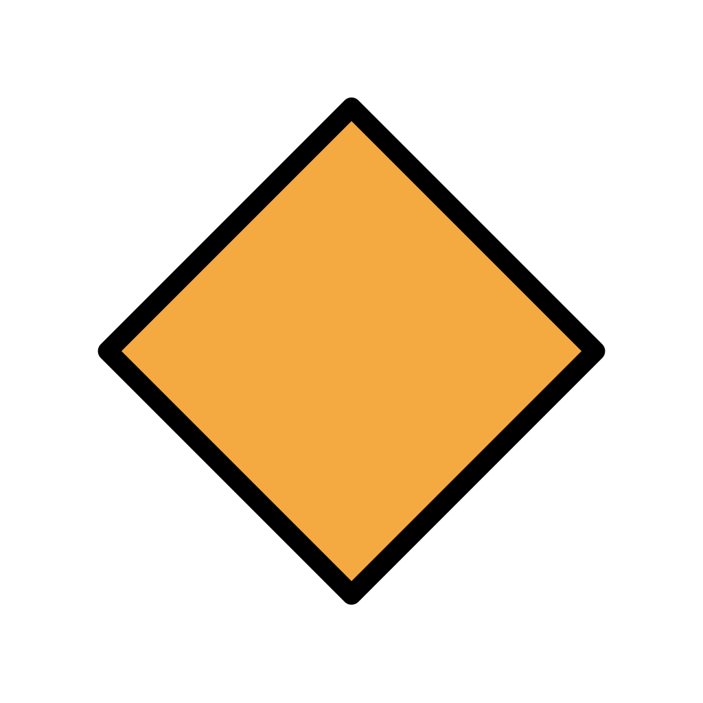 🔶 Large Orange Diamond Emoji