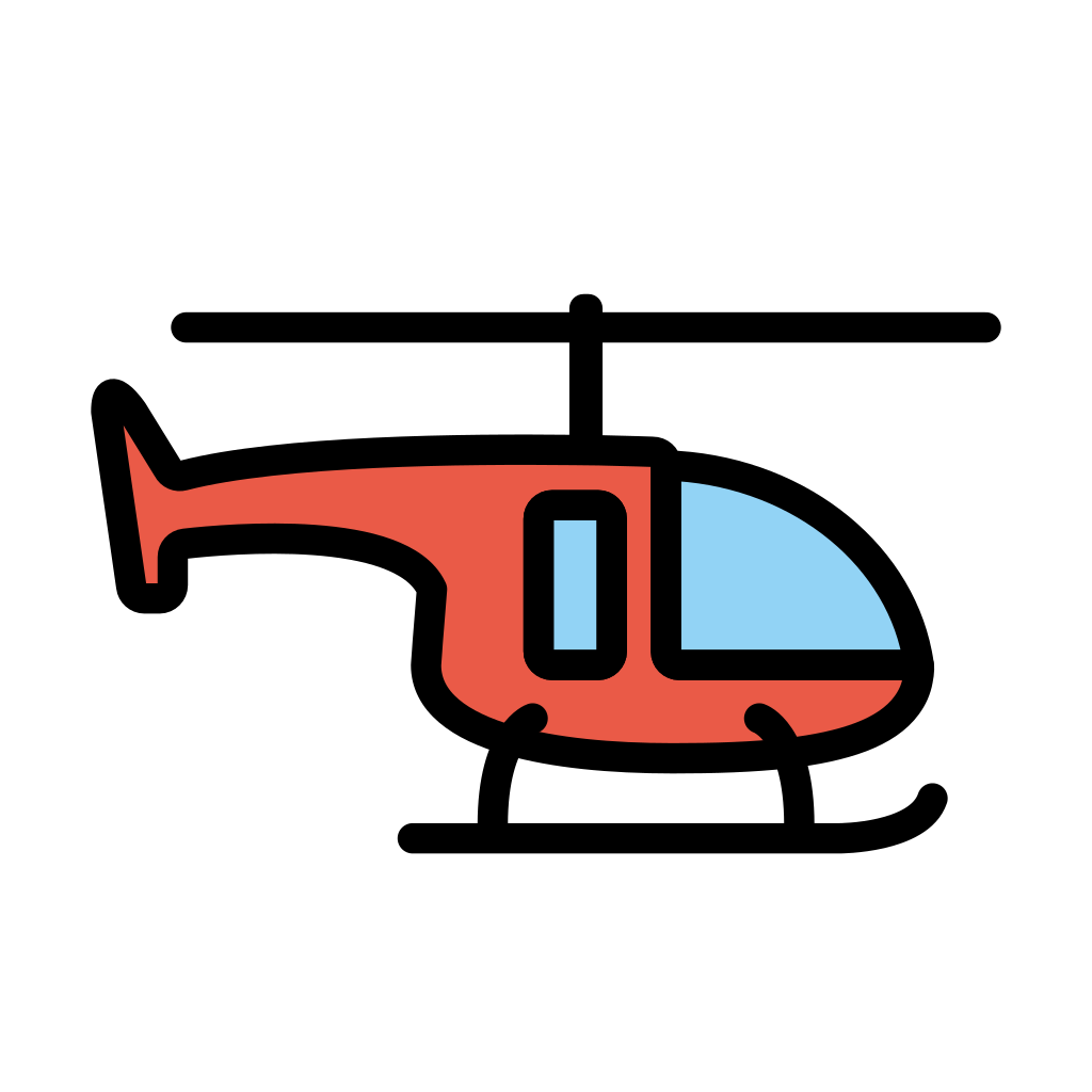 🚁 Helicóptero Emoji