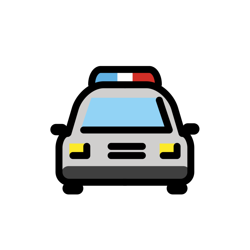๐ Oncoming Police Car Emoji