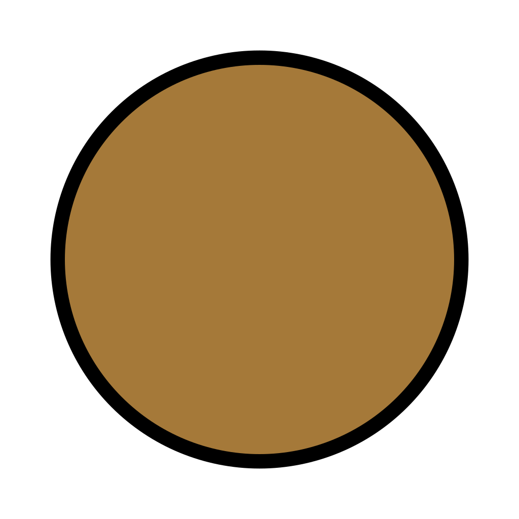 🟤 Brown Circle Emoji